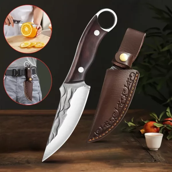 Couteau de survie lame gravée – Image 5
