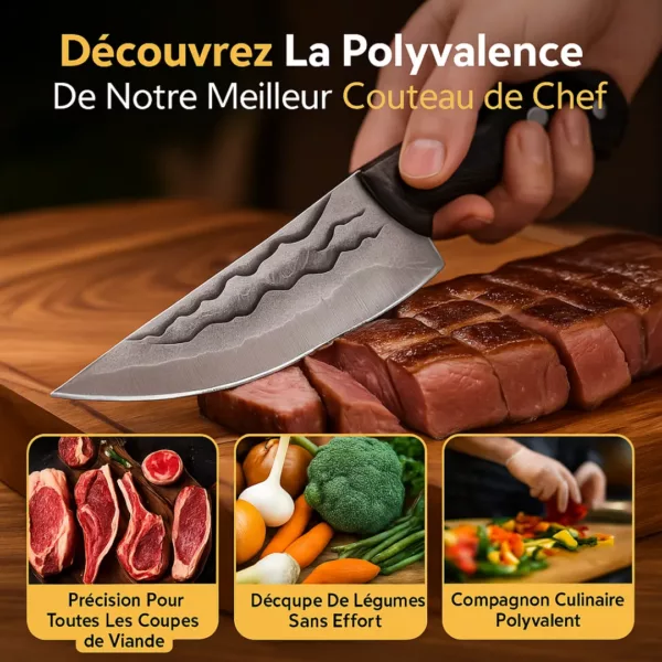 Couteau de survie lame gravée – Image 7