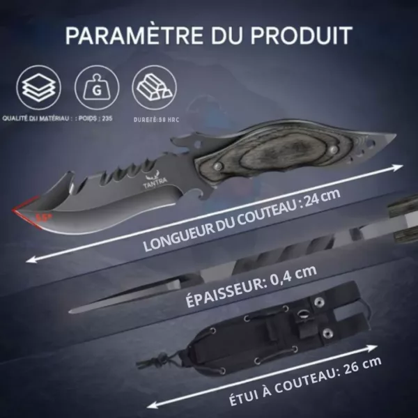 Couteau de survie tactique extrême – Image 3