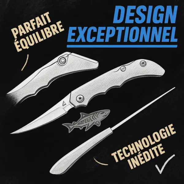 Couteau filet de pêche pliant – Image 6