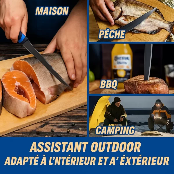 Couteau filet de pêche pliant – Image 5