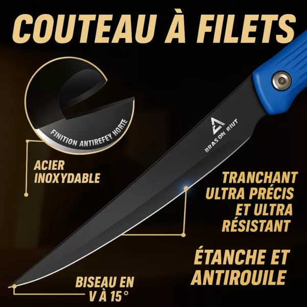 Couteau filet de pêche pliant – Image 7