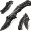 Couteau pliant dragon style médiéval