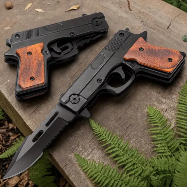 Couteau pliant forme pistolet original – Image 6