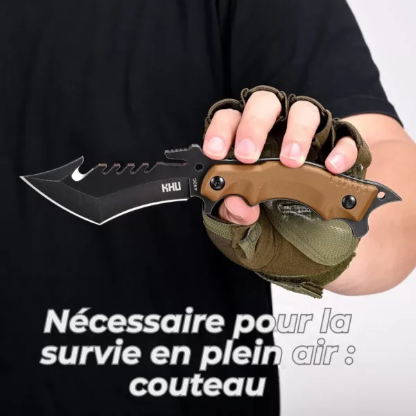 Couteau tactique pliant de survie – Image 6