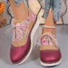 Derby femme imprimé floral original