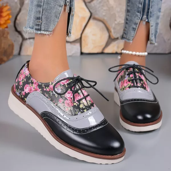 Derby femme imprimé floral original – Image 5