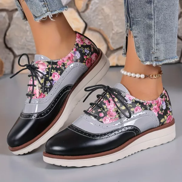 Derby femme imprimé floral original – Image 6