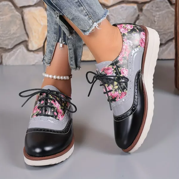 Derby femme imprimé floral original – Image 7