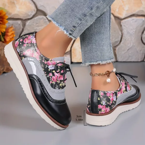 Derby femme imprimé floral original – Image 8