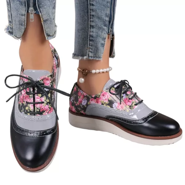 Derby femme imprimé floral original – Image 9