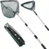Épuisette télescopique manche aluminium pliable