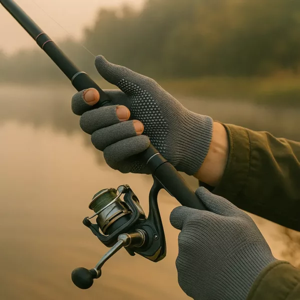 Gants de pêche antidérapants doigts libres – Image 2