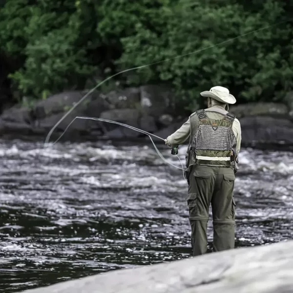 Gilet de pêche léger avec multiples poches – Image 2