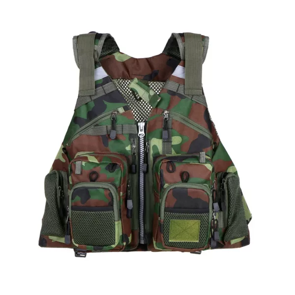 Gilet de pêche léger avec multiples poches – Image 9