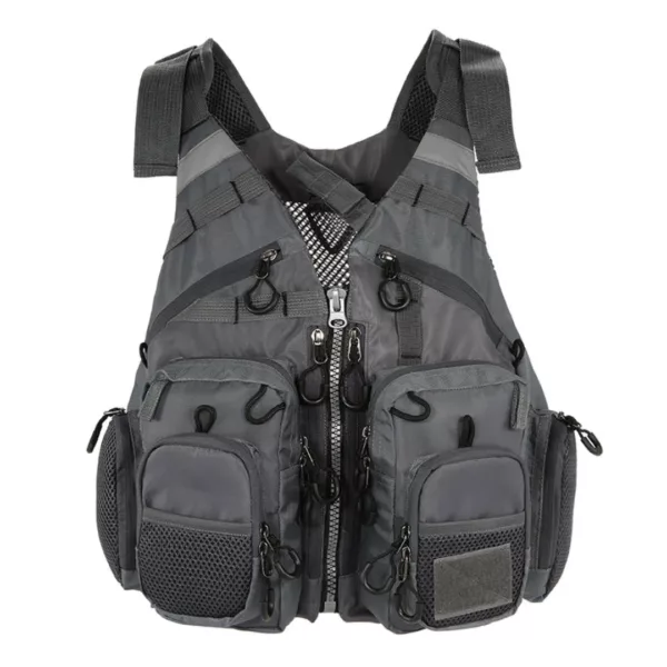 Gilet de pêche léger avec multiples poches – Image 16