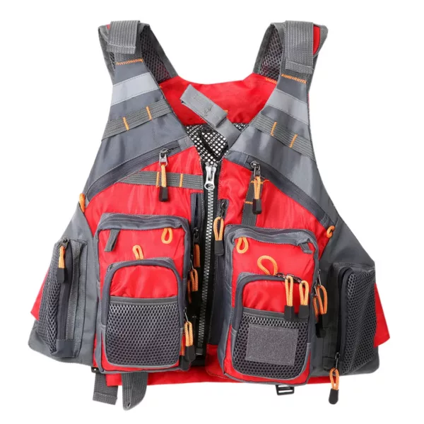 Gilet de pêche léger avec multiples poches – Image 19