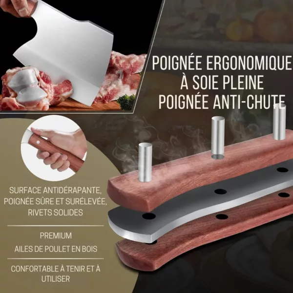 Hachoir de cuisine coupe os robuste – Image 6