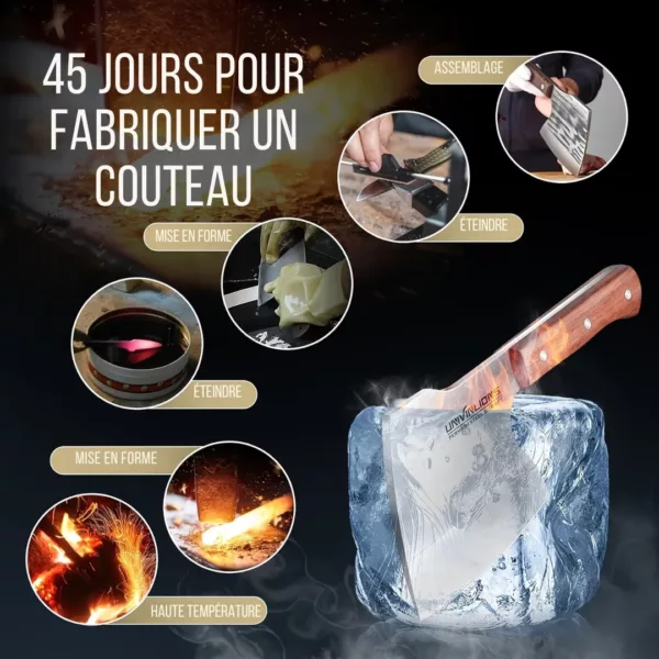 Hachoir de cuisine coupe os robuste – Image 2