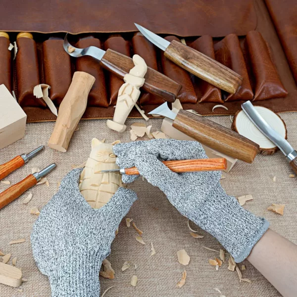 Kit complet couteaux sculpture bois professionnels – Image 7