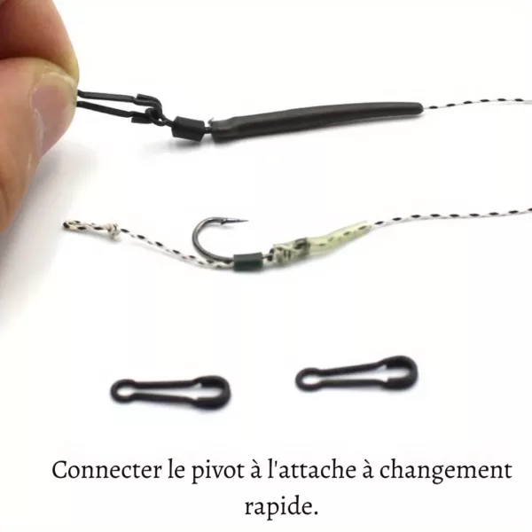 Kit montage carpe prêt à l’emploi – Gagnez du temps avec un montage rapide et efficace – Idéal pêcheurs débutants ou experts – Image 3