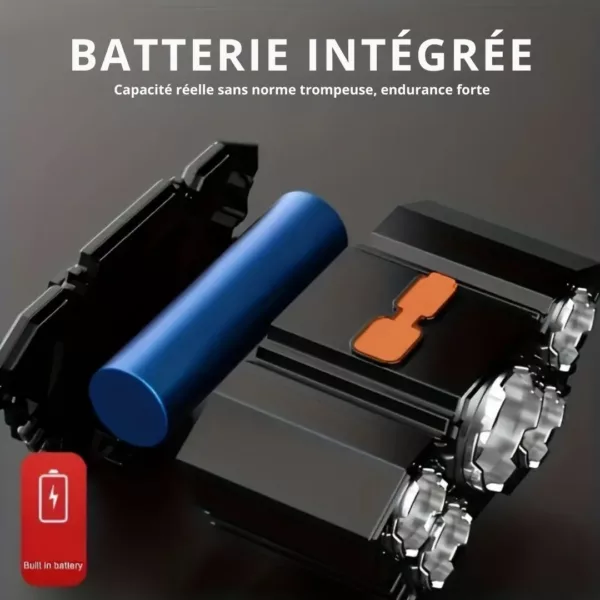 Lampe frontale rechargeable led pour pêche – Image 7