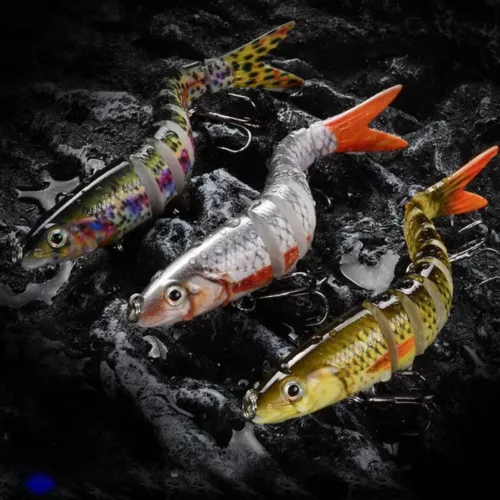 Leurre dur imitation poisson nageur articulé