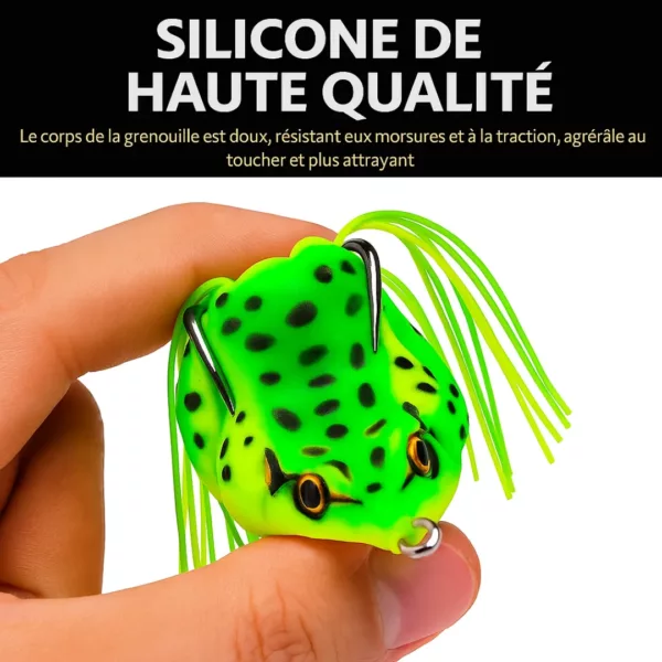 Leurre grenouille souple pour pêche estivale – Image 3