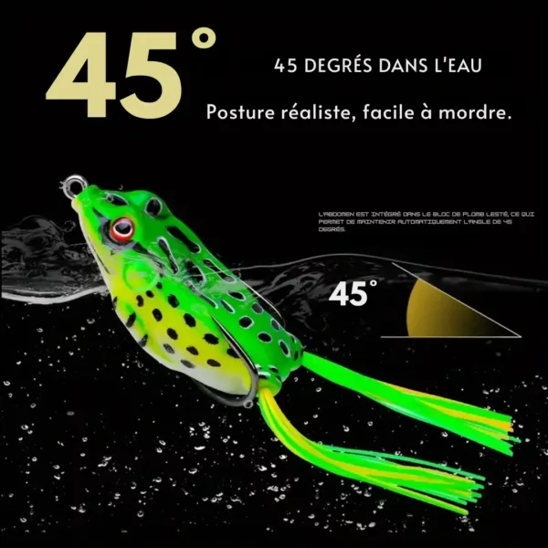 Leurre grenouille souple pour pêche estivale – Image 6