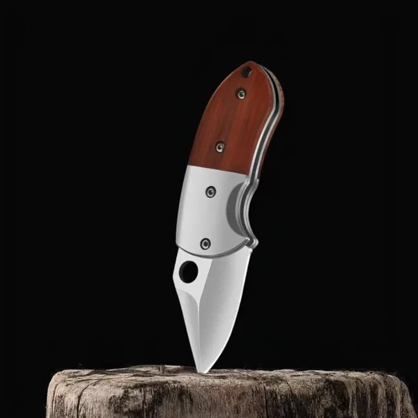 Lot de 2 mini couteaux pliants bois – Image 7