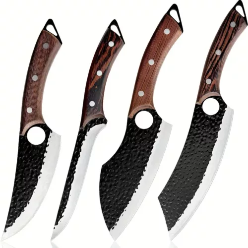 Lot de 4 couteaux chef forgés