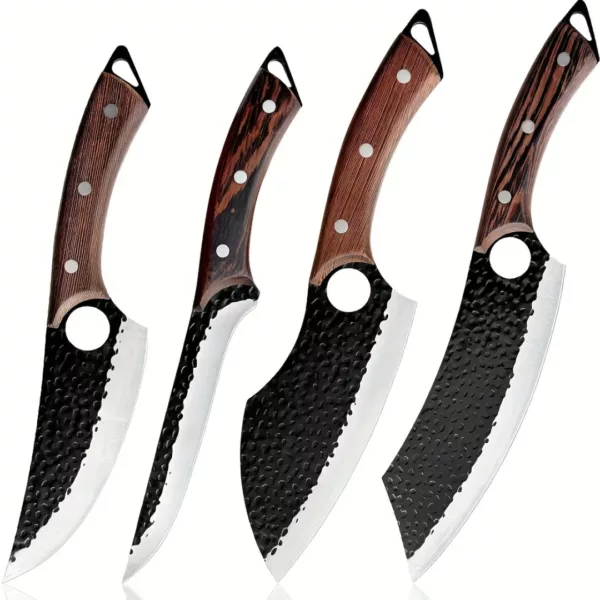 Lot de 4 couteaux chef forgés