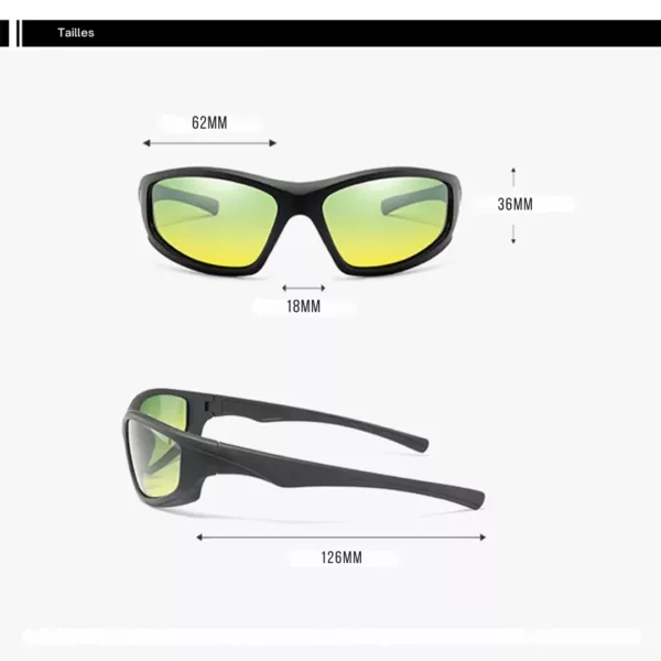 Lunettes polarisantes pêche anti reflet UV – Image 3