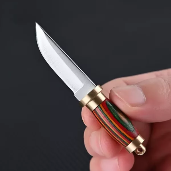 Mini couteau artisanal avec étui – Image 2