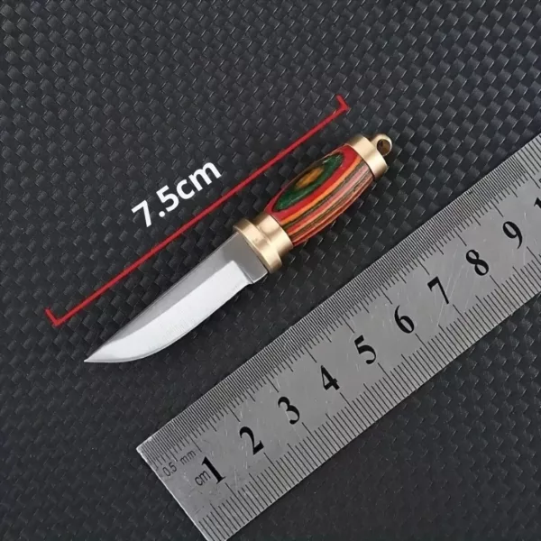 Mini couteau artisanal avec étui – Image 4