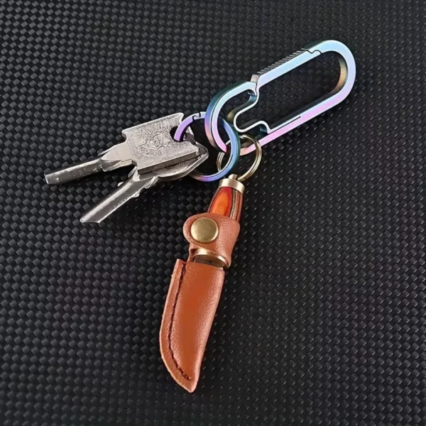 Mini couteau artisanal avec étui – Image 7