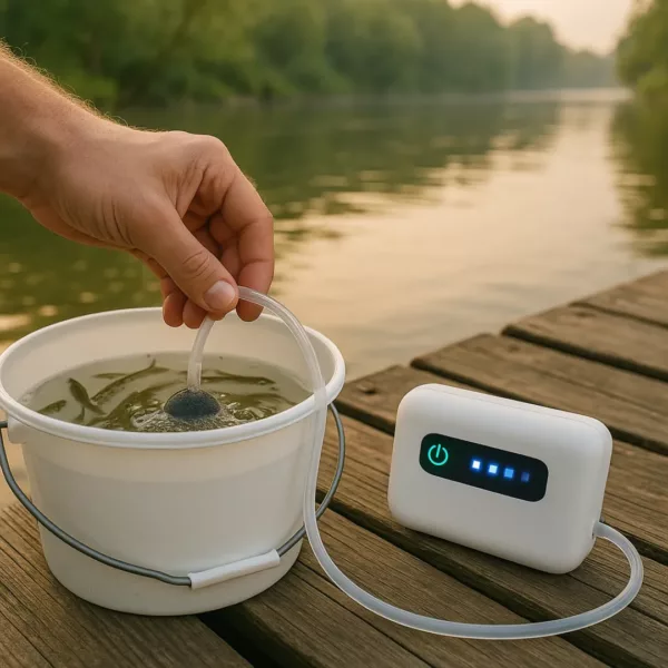 Mini pompe à air pour seau appâts – Image 2