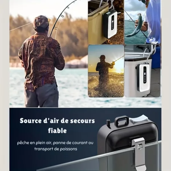 Mini pompe à air pour seau appâts – Image 5