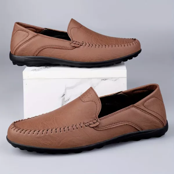 Mocassin confort homme semelle souple