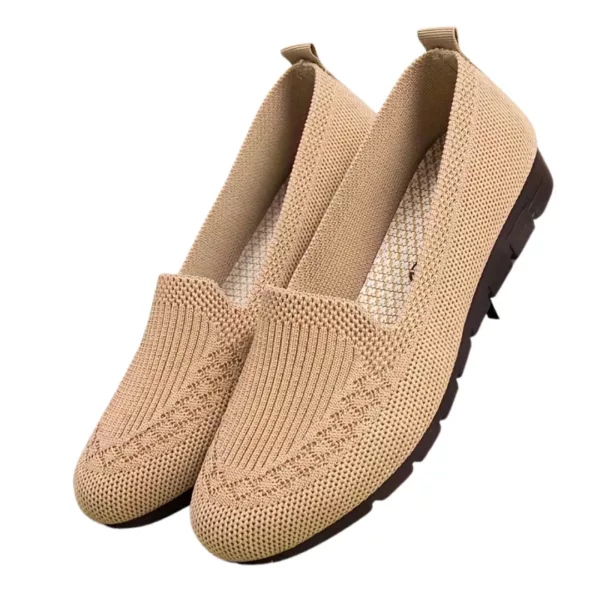 Mocassin femme tissé semelle confort – Image 10