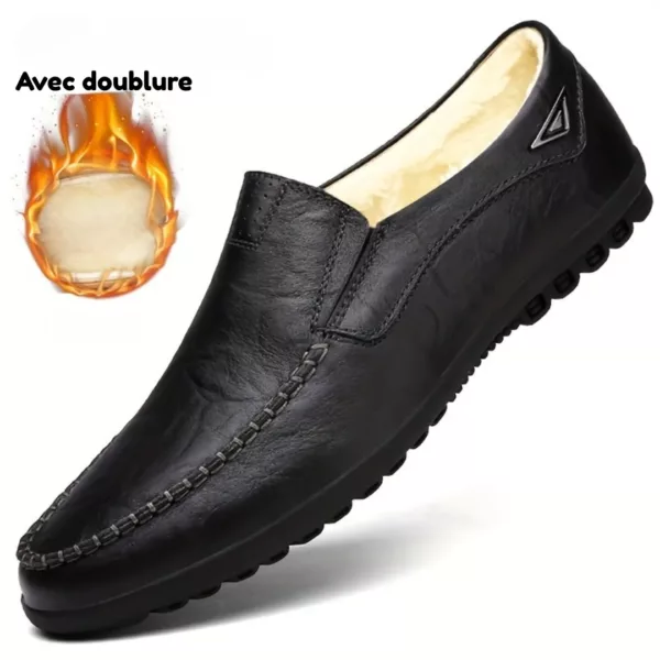 Mocassin cuir souple style décontracté – Image 10