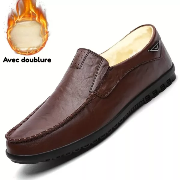 Mocassin cuir souple style décontracté – Image 11