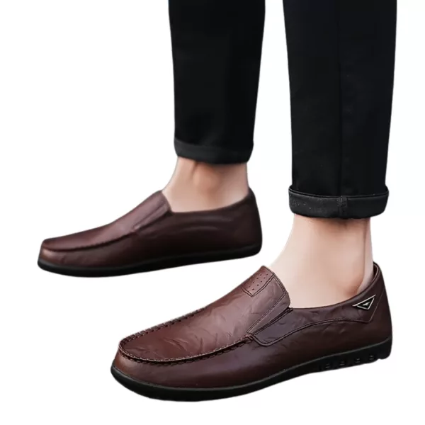 Mocassin cuir souple style décontracté – Image 12
