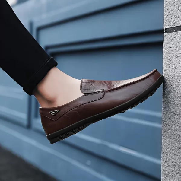 Mocassin cuir souple style décontracté – Image 7