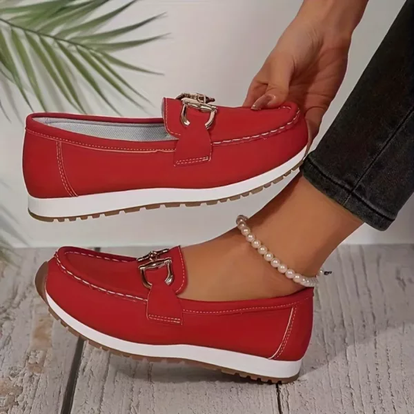 Mocassin femme confort semelle épaisse – Image 4