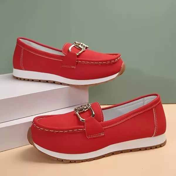 Mocassin femme confort semelle épaisse – Image 3