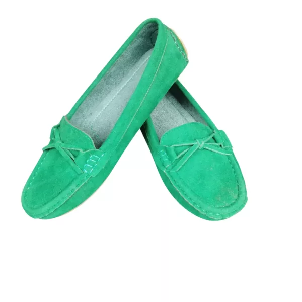 Mocassin femme doux nœud décoratif – Image 12