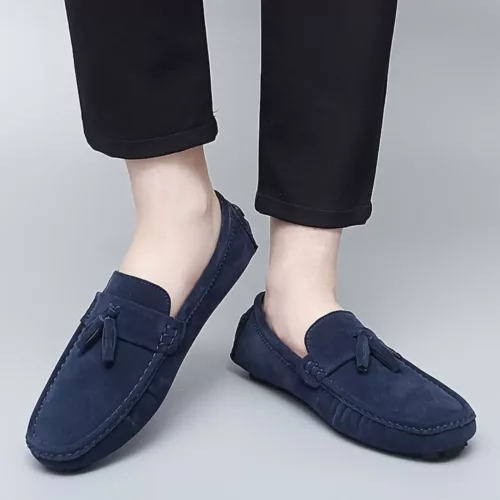 Mocassin femme élégant avec pampilles