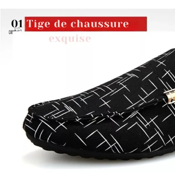 Mocassin femme imprimé graphique moderne – Image 8