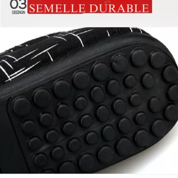 Mocassin femme imprimé graphique moderne – Image 7